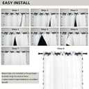 DriftAway Soundproof Thermal Insulated Quilted Curtain Liners for Bedroom Sound Barrier Blackout Cold Heat Noise Reducing Energy Saving 50 Inches by 58 Inches Grayish White Two Panels