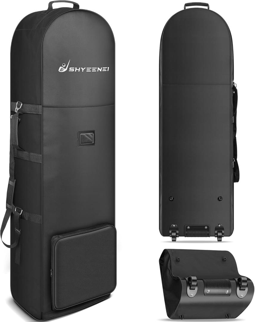Golf Travel Bag for Airlines, Lightweight Golf Travel Bags, Superior Golf Travel Cover with Upgraded Wheels, Practical Golf Club Covers for Daily Travel, Easy to Carry for Golf, Common-use Sizes