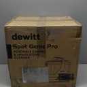 DeWitt Spot Genie Pro Portable Carpet Cleaner Machine, Upholstery Cleaner  Lightweight 7.7lb Pet Stain & Odor Remover with 4 Cleaning Tools, Compact Design for Home, Car, and Furniture (White)