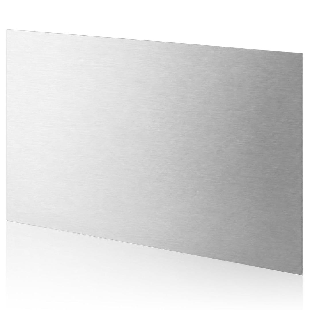 36 x 24 in 430 Stainless Steel Sheet Metal 24GA #4 Brushed Finish