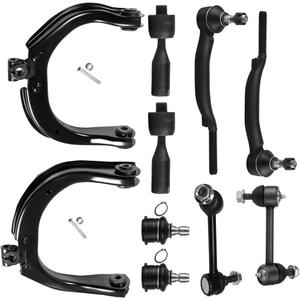 SCITOO 10pcs Suspension Kit 2003-2007 For Chevy Trailblazer 2003-2006 Trailblazer Ext 2003-2007 For Gmc Envoy 2004-2007 Rainier w/Suspension Parts Upper Control Arm Ball Joint Sway Bar Tie Rod End