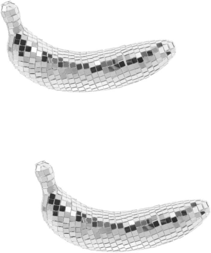 Bananas Disco Fruit Statue 2 Pack, 16.50x7.00x4.50cm