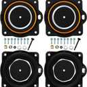 Gisafai 2 Sets Air Pump Rebuild Kit Compatible with Hi blow HP-60/ HP-80 Aerators, Includes 4 Diaphragms, Screws and Safety Pins
