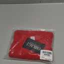 OMKAGI Women Long Sleeve Shirts Cotton Ribbed Fitted Basic Tops Crewneck Y2K Top(S, Red)