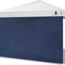Sunshade Sidewall for 10x10 Pop Up Canopy Gazebos Tent - Straight Leg, Instant Waterproof Canopy SunWall, 1 Pack Canopy Sidewall Only (Spliceable, Navy)