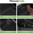 Forester Floor Mats - Car Mats for Subaru Forester 2009-2013, All Weather Full Set Cargo Liner with Backrest Mat for Forester Accessories, Heavy Duty Waterproof, Black