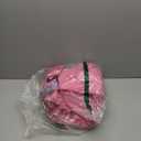 SLOOSH Inflatable Pool Floats Raft - XL Fabric Covered Pool Mat Lounger Floaties for Adults, Ultra Comfort Inflatable Water Float with Headrest for Beach Lake Swimming Pool Floating 68"X34" (Pink)