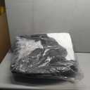 Wedge Pillow for Sleeping & Resting, 24"x24"x10" Memory Foam Cushion with Grey and White Patterned Polyester Cover, Ideal for Bedroom & Living Room  Comfortable Support for Adults