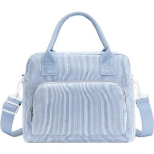 Lunch Bag Women Lunch Box for Women Adult Cute Insulated Lunch Bag Lager Cooler Lunch Tote Bags for Work Picnic (Blue)