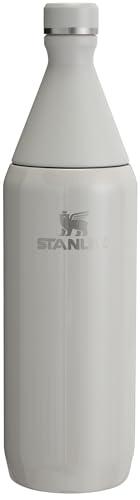 Stanley All Day Slim Bottle 34 oz | Twist On Lid with Leakproof Seal | Slim Design for Travel & Gym | Insulated Stainless Steel | BPA-Free | Ash