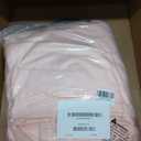 100% Cotton Duvet Cover 3D Embroidery Bedding Sets, Queen, Pink Flowers, Full/Queen