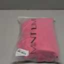MINTLIMIT Blazer for Women Open Front 3/4 Ruched Sleeve Suit Jacket Notched Collar Casual Work Office Blazers with Pockets (Large, Hot Pink)