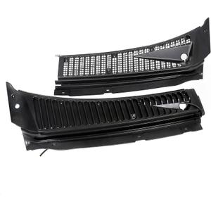 ECOTRIC Windshield Wiper Cowl Cover Panel Compatible with 1999-2007 Ford F250 F350 F450 F550 Super Duty 2000-2005 Ford Excursion Replacement for 3C3Z-25022A68-AAA 4C3Z-25022A69-AAA