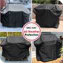 Unicook 52 Inch Grill Cover for Weber Spirit 200 and 300 Series, Gas BBQ Cover for Outdoor Grill, Heavy Duty Waterproof Fade Resistant, Compared to Weber 7106