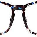 TIJN Blue Light Blocking Glasses for Women Men Square Frame Nerd Eyeglasses Anti Blue Ray Computer Screen Glasses