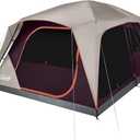 Coleman Skylodge Camping Tent 12 Person Weatherproof Family Tent with Convertible Screen Room Color-Coded Poles Room Divider Rainfly and Storage Pockets Fits Multiple Queen-Sized Airbeds