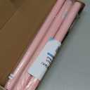 Closet Rods for Hanging Clothes, 17 to 39 Inches Stepless Adjustable Metal Closet Rod, 1.3 Inches Heavy Duty Clothes Hanging Rod for Closet Wardrobes Laundry RV, Pink