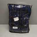 John Christian Men's Fleece Robe Blue Tartan (Large)