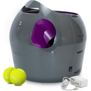 PetSafe Automatic Ball Launcher - Interactive Dog Toy for Enrichment - Tennis Balls Included - Motion Sensor Promotes Safe Play - Indoor & Outdoor - Adjustable Range - A/C Adaptor or Batteries
