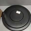 SPARTA Bronco Waste Container Trash Can Lid, Round Trash Bin for Disposal, 32 Gallons, Black