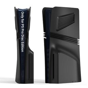 innoAura P5 Pro Plates Cover Faceplates for 2024 Model P5 Pro Disc Edition, Enhanced Cooling Vents & Dust Filter, Anti-Scratch Protective Case with Heat Dissipation Design (Black)