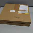 Funtery 6 Pcs LED Christmas Tree Flameless Taper Candles Real Wax Battery Operated Candlestick Lights with 3D Flame and Remote Timer Window Fireplace(Gold Edge,Christmas Tree)