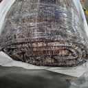 Area Rug 10x14 Washable Brown Vintage Traditional Mat Distressed Indoor Foldable Thin Retro Accent Floral Non Slip Carpet for Living Room Dining Room Office (Green and Brown)