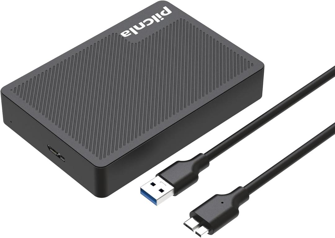 Ultra Slim Portable External Hard Drive USB3.0 HDD Storage for Xbox,PS4/5,PC,Desktop,Laptop,MacBook,Chromebook (HDD1.2-1TB)