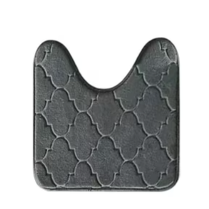 Bath Mats for Bathroom Floor Bathroom Toilet, Gray (50x80cm/19.68x31.49in)