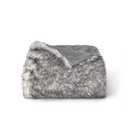 Fuzzy Faux Fur Throw Blanket Frosty Brown Super Soft Cozy Plush Fuzzy Shaggy Blanket for Couch Sofa Bed (Frosty Brown, Throw(50"x60"))