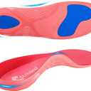 Cloudflo Plantar Fasciitis Insoles for Men Women,High Arch Support for Pain Relief,Shoe Inserts Orthotic for Flat Feet,Work Boot Insoles for Shock Absorbing Inserts (Fit for Standing All Day) P-S