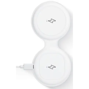 Travel Smart 2 Device Magnetic 15W Wireless Charger: Magnetic Mount, Cord Length 3 ft