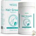 Hair Growth Biotin 10000mcg Supplement with Vitamins A C D E & Calcium - 30-in-1 Formula for Hair & Nails Support, for Women & Men, 30 Servings (1)