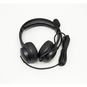 USB Headset with Microphone for PC, Wired Headphones with Mic USB Headsets with Noise Cancelling Microphone, Computer Headset with Microphone for Home Office Online Class Teams SkypeRose Pink