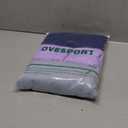 OVESPORT 3 Piece Workout Shorts for Women Seamless Scrunch Butt Lifting High Waisted Yoga Gym Booty Running Short Pants (X-Large, Deep Blue/Light Grey/Light Purple)