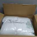 EASELAND Queen Size Mattress Pad Pillow Top Mattress Cover Quilted Fitted Mattress Protector Cotton Top Stretches up 8-21" Deep Pocket Cooling Mattress Topper (60x80 inch, White)