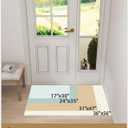 Color&Geometry Ultra Thin Indoor Door Mat, (FOLD) 24"x36", Light Brown Linen