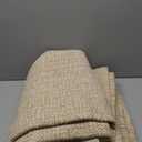 LEEVAN Washable Kitchen Rug 6' x 9', Tan Bathroom Rugs, Reversible Living Room Carpet, Farmhouse Low Profile Bedroom Floor Mat, Modern Nursery Carpet for Foyer Laundry/Proch Decor