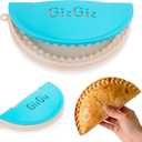 GizGiz Double-Serrated Tortilla Sealer, Empanada Maker Press, Tortilla Crimper for 8 Inch Tacos, Burrito Tortilla & Quesadilla, BPA-Free, Dishwasher Safe, Blue