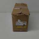 AAAAAcessories D-Shaped Chair Cushions, 2" Thick Dining Chair Pads with Ties and Removable, Machine-Washable Cover, 17" x 16", Set of 4, Brown