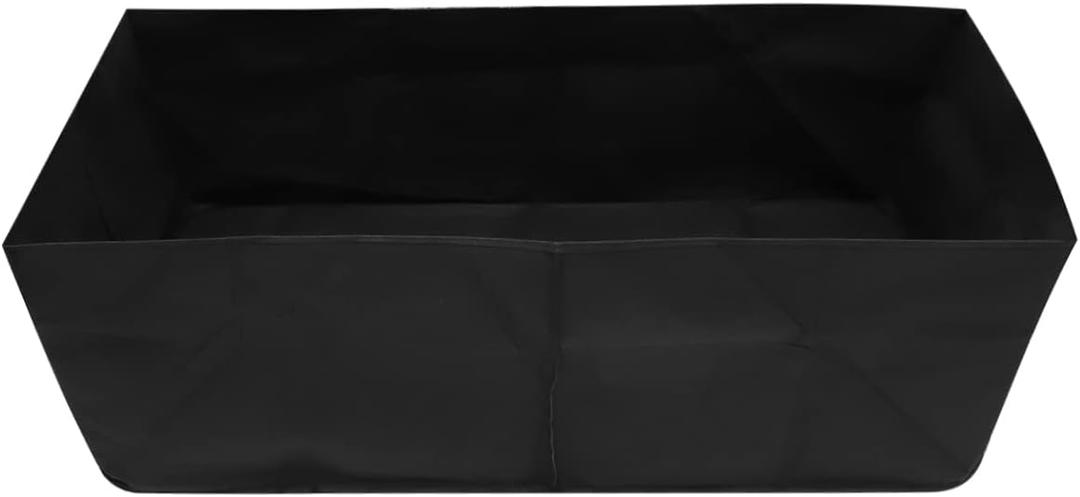 Nonwoven Planting Bags Thickened Breathable Grow Pouch for Flower Grass Capacity for Garden and Farm Black (60X120CM)