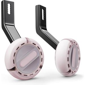 Training Wheels for 16 inch Bike, Safety MaxHigh-Strength Steel with Anti-Tip Design, Long-Lasting Light Up Bicycle Training Wheels for Kids Bike, Fits 16'' Single-Speed Only, Purple