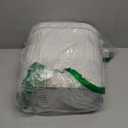 ELPHECO Automatic Motion Sensor Trash Can - 2 Gallon Slimline for Bathroom, Bedroom, Kitchen, Office - White with Gold Trim