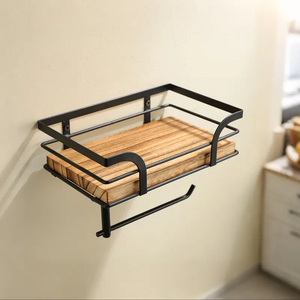 Over The Door/Wall Mount Ironing Board Hanger, Laundry Room Iron and Ironing Board Caddy Storage for Water Mister, Fabric Sprays, Laundry Detergent