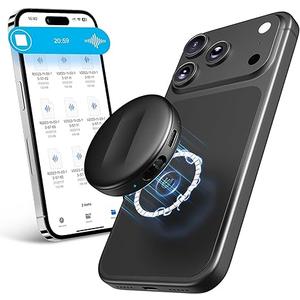 136GB Natesukii Magnetic Voice Activated Recorder  9800Hrs Recording Device with AlIntelligent Triple Noise Reduction Portable Dictaphone Digital Voice Recorder with Playback for Lecture Meeting