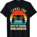 100th Day Of School T-Shirt For Kids Boys 100 Days of School T-Shirt Large