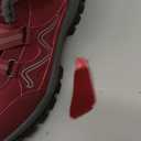 Qiucdzi Womens Winter Snow Boots Warm Fur Lined Anti-Slip Outdoor Ankle Booties Walking Shoes Comfort Non-Slip Trekking Shoes (8, Red)