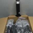 8 Pack Aluminum Low Voltage Landscape Pathway Lights Wired, Outdoor Modern 12V LED Bollard Lights for Driveway Garden Walkway Yard (Included Connectors), 2700K Warm White Waterproof, Black