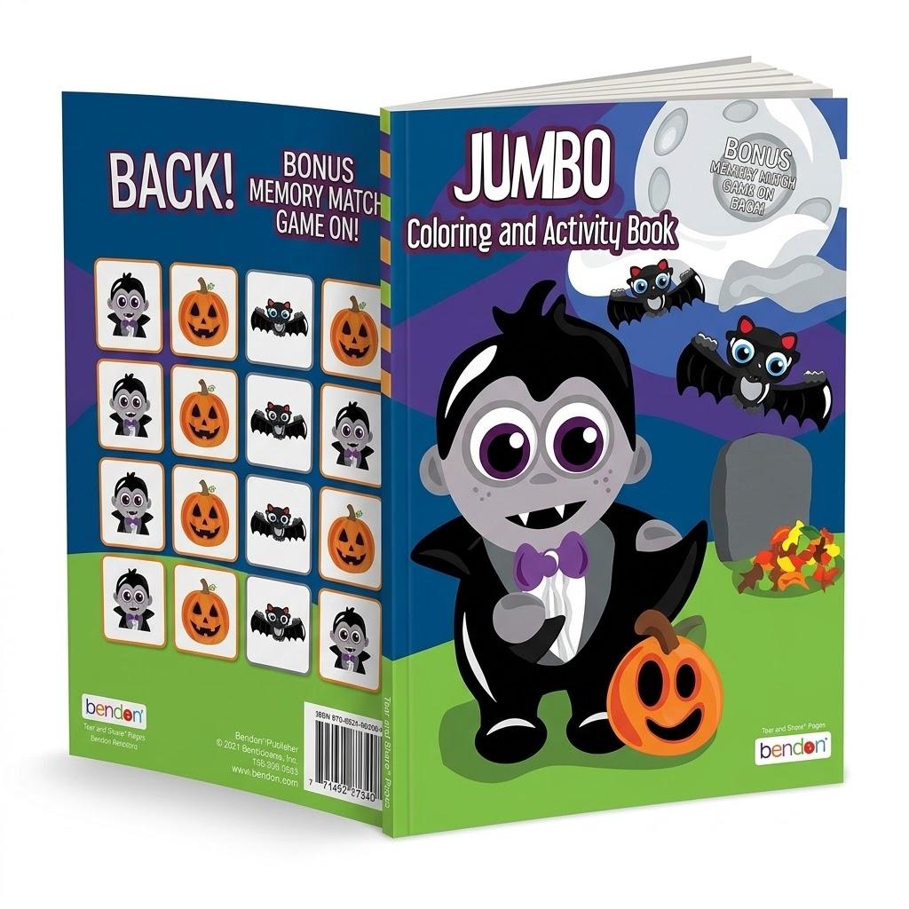 JUMBO Coloring And Activity Book (4 Pack)