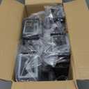 Dusk to Dawn Sensor Outdoor Wall Light, Modern Up Down Exterior Lighting Fixtures Wall Mount, Black Aluminum Outdoor Lights for House Waterproof Porch Light 4-Pack